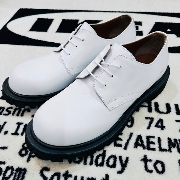 Common Projects Plain Toe Derby 0506 White Black Sole main image 5